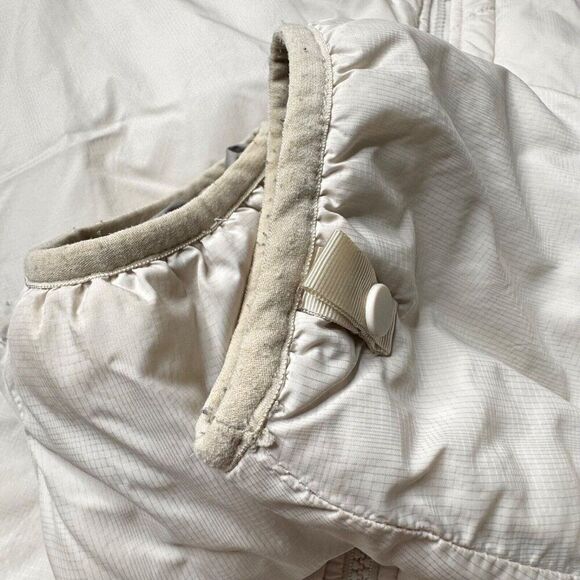 SOLD Do not buy Primaloft Insulated Full Zip Jacket Off White Ivor - Picture 9 of 13